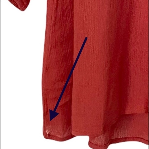 Altar’d State Crocheted Long Sleeve Lightweight Boho Tunic Dress - Picture 9 of 13